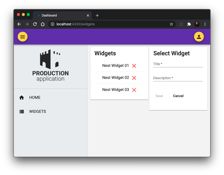 Angular Production Course App