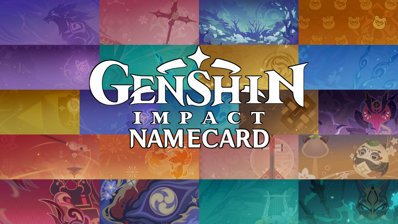 GitHub - AozoraDev/Genshin-Namecard: Genshin Impact namecard assets