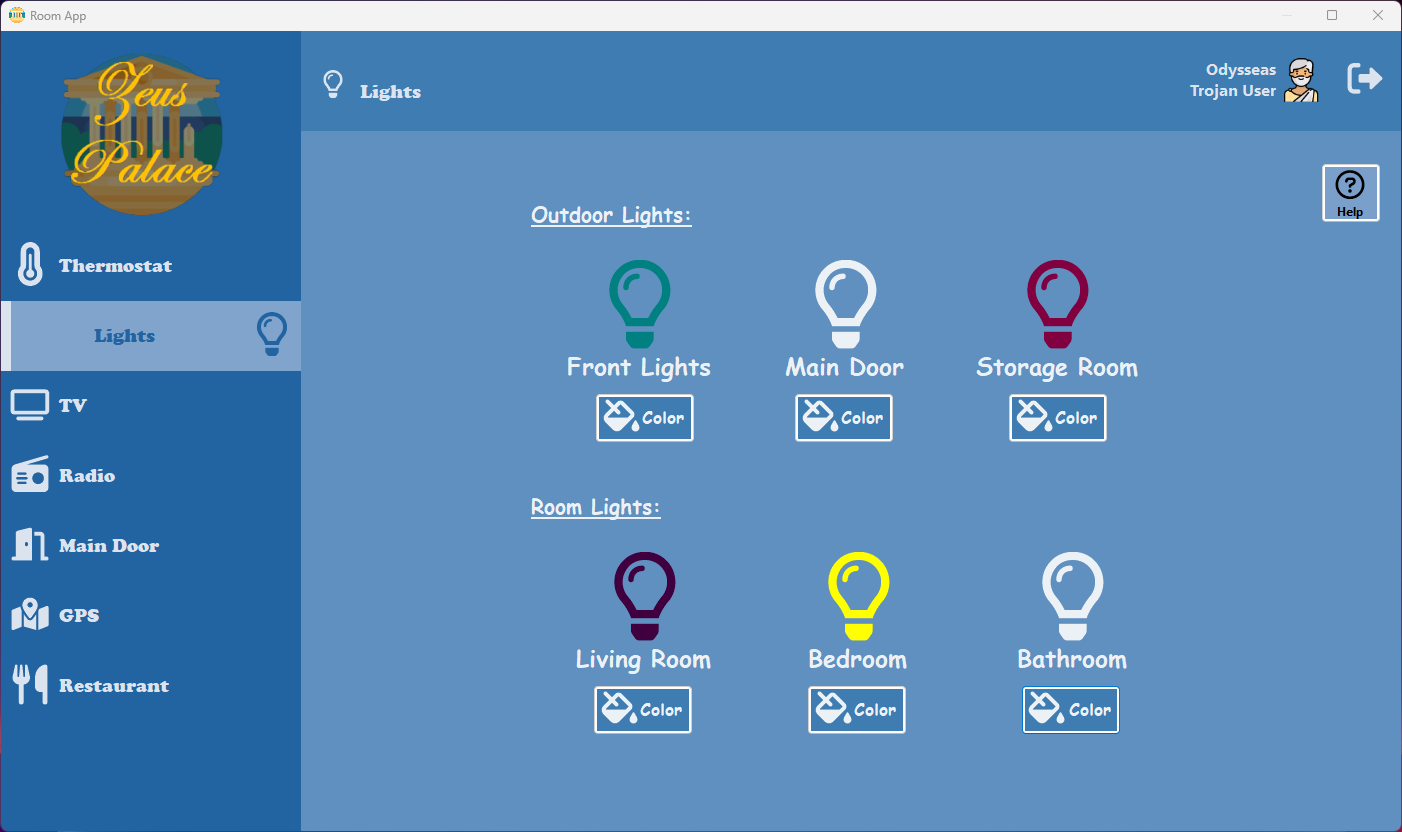 Device control lighting