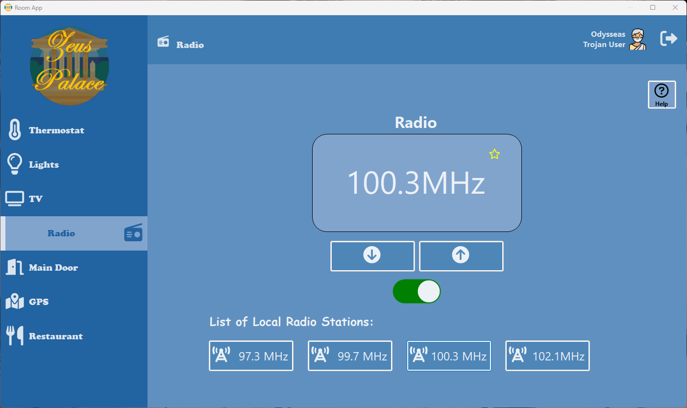 Device control radio