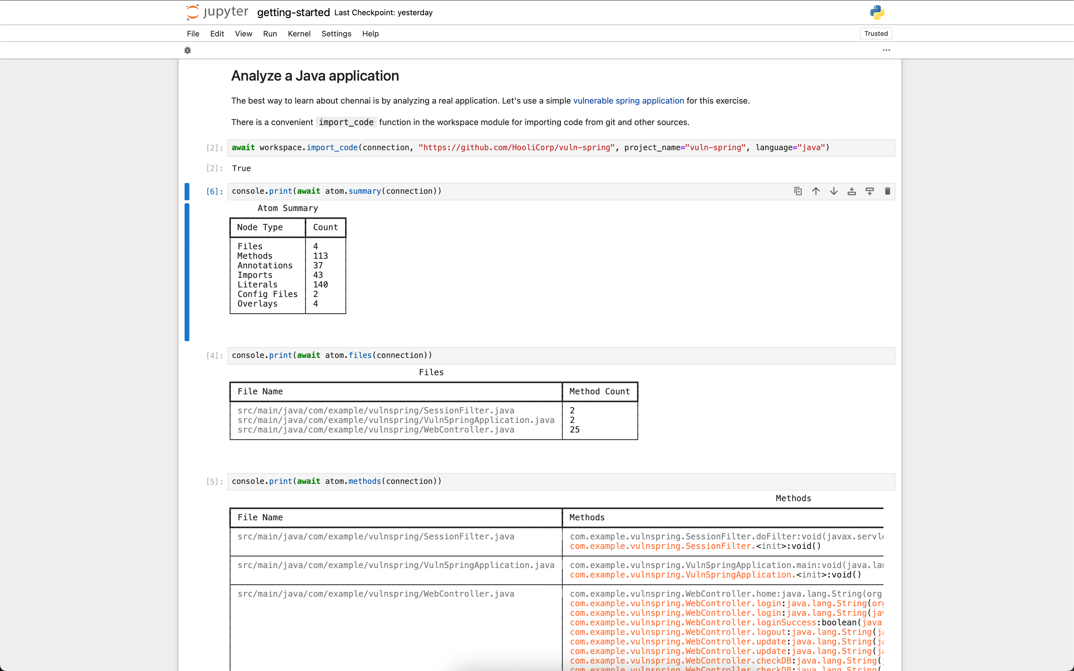 Jupyter console