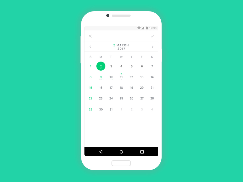 CosmoCalendar 📅 CosmoCalendar is a fully cust codeKK AndroidOpen