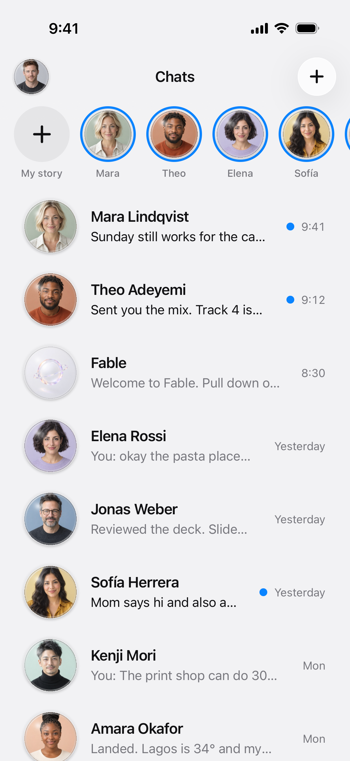 Fable expanded story rail