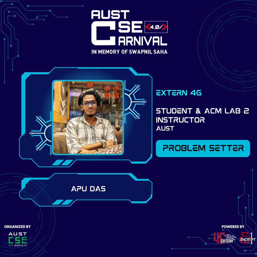 Problem Setter — IAPC Fall 2023