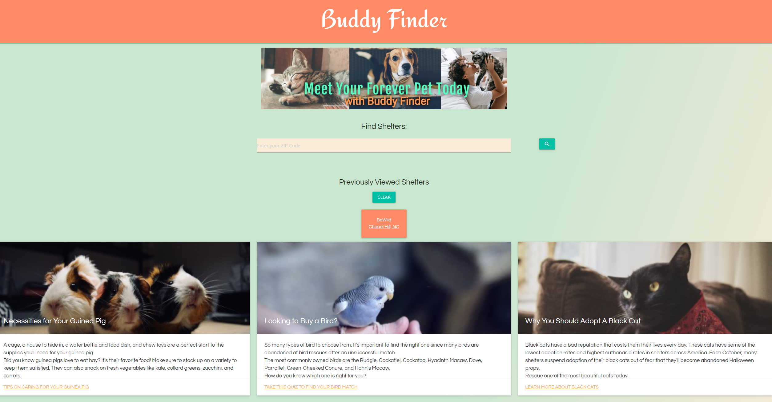 Project SARD's Buddy Finder