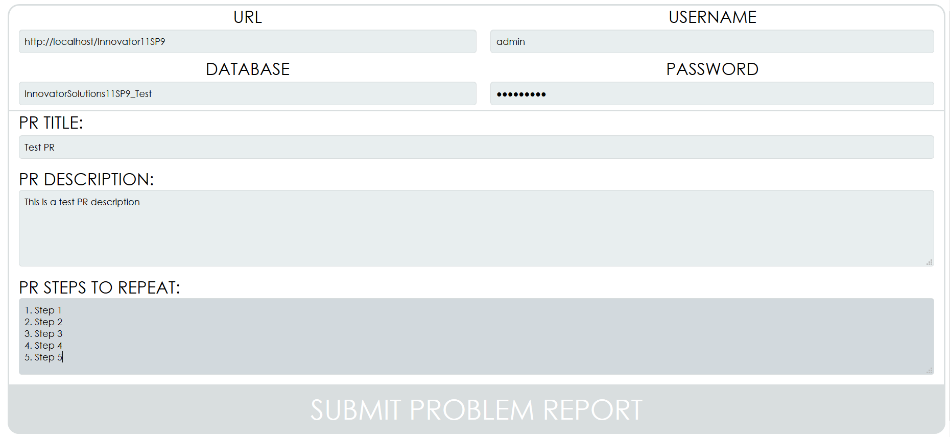 Customized Dashboard