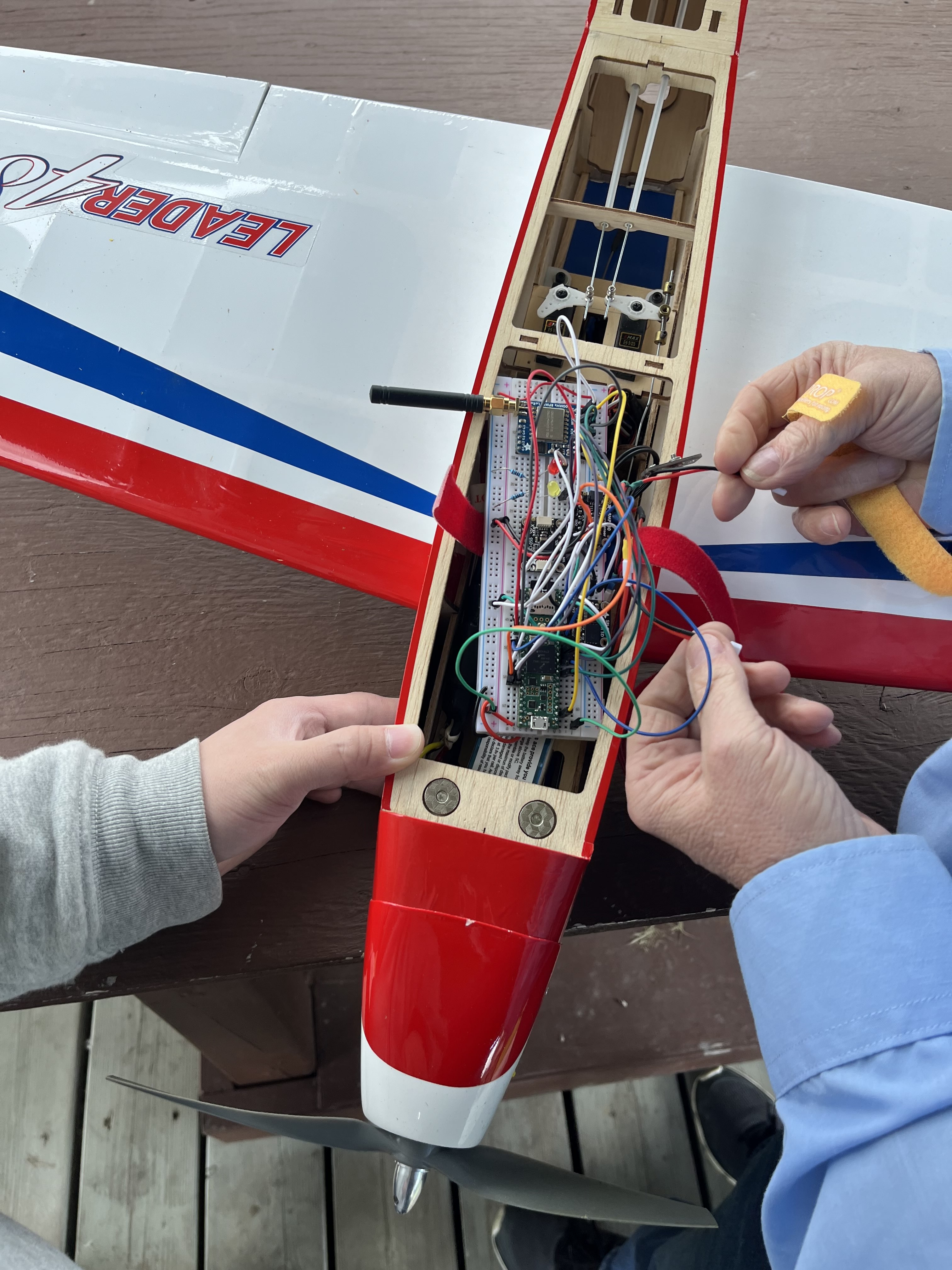 RC Plane w/ Flight Computer on board