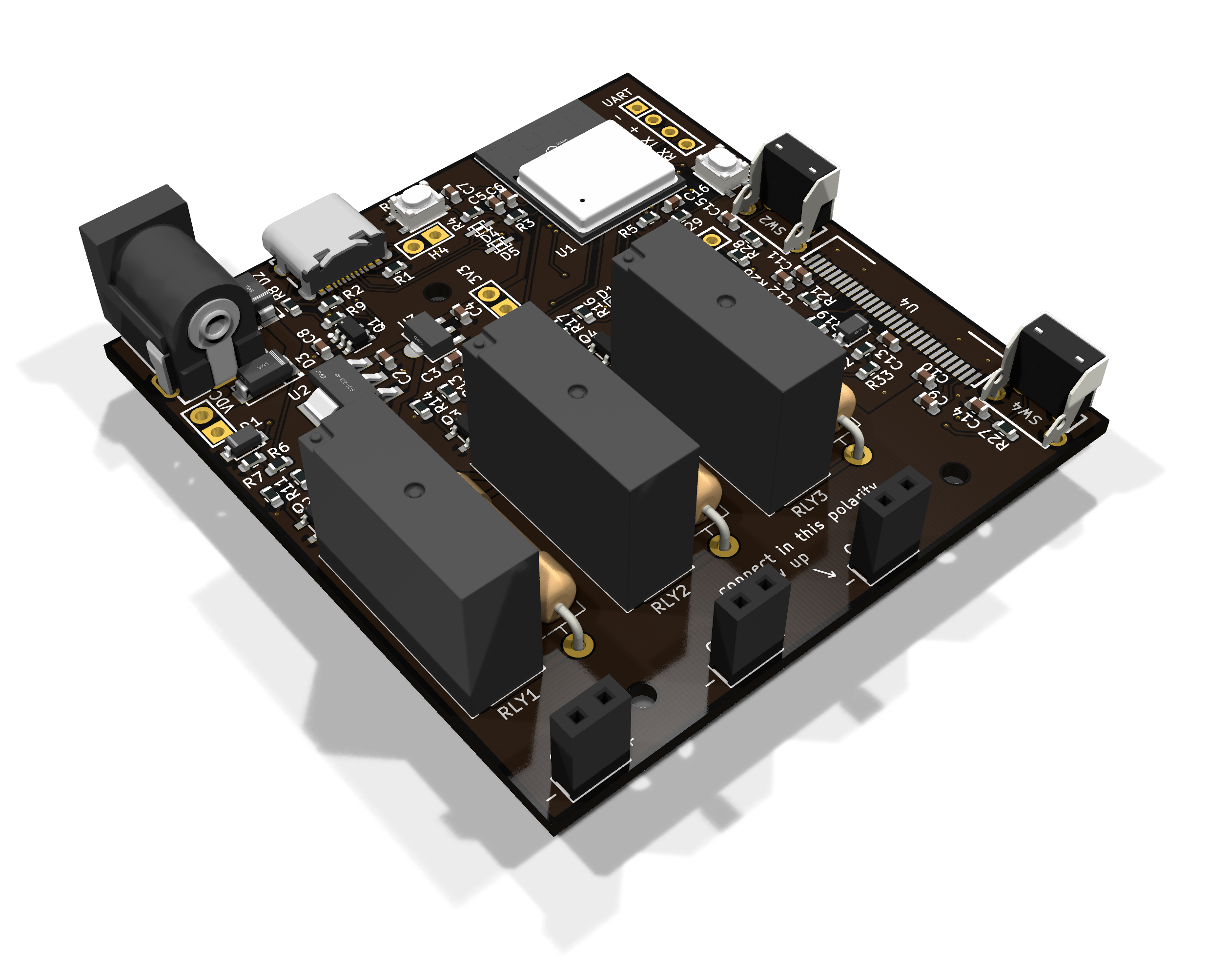 Capacitor alarm clock, from the project README