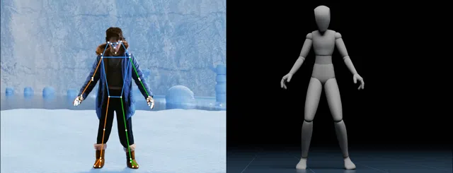 BlendCap turning ordinary video into character animation