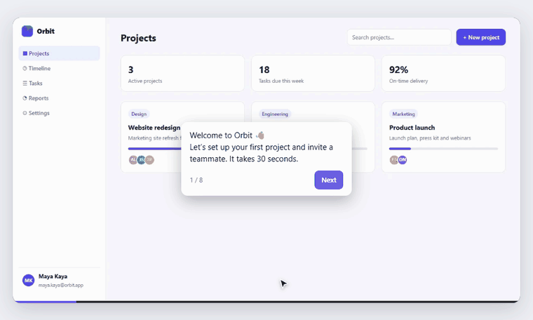Stepcast demo