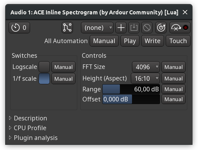 Inline Spectrogram 