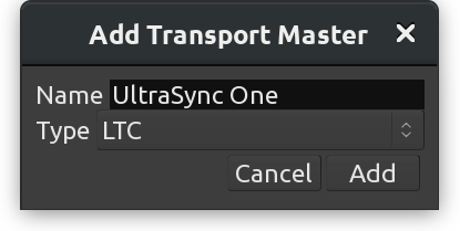 Add a new transportmaster