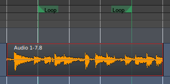 region arrangement before separate using loop range