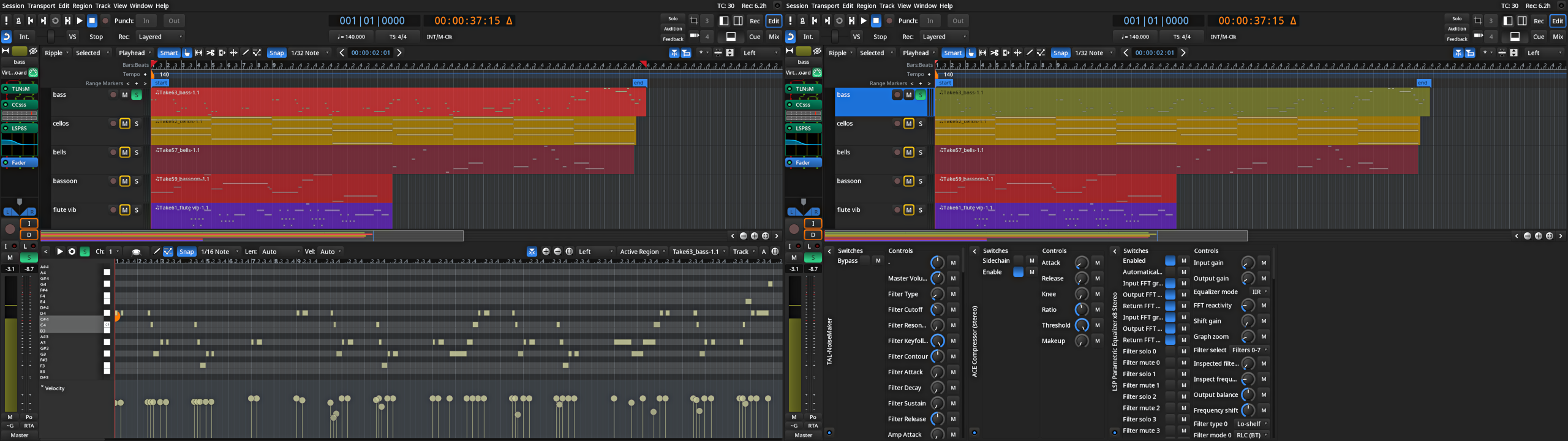 The bottom pane in the Editorwindow