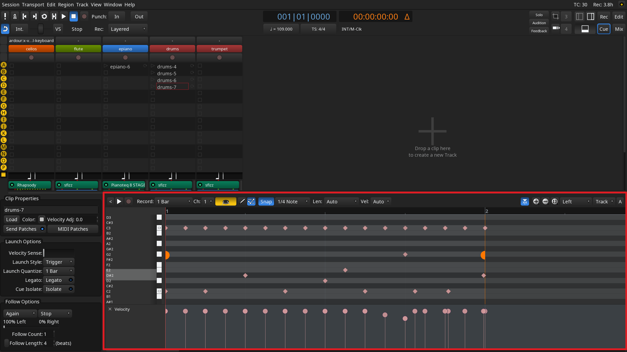 Cue editor