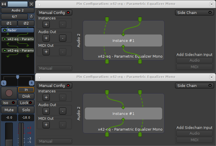 Separate left/right Eq