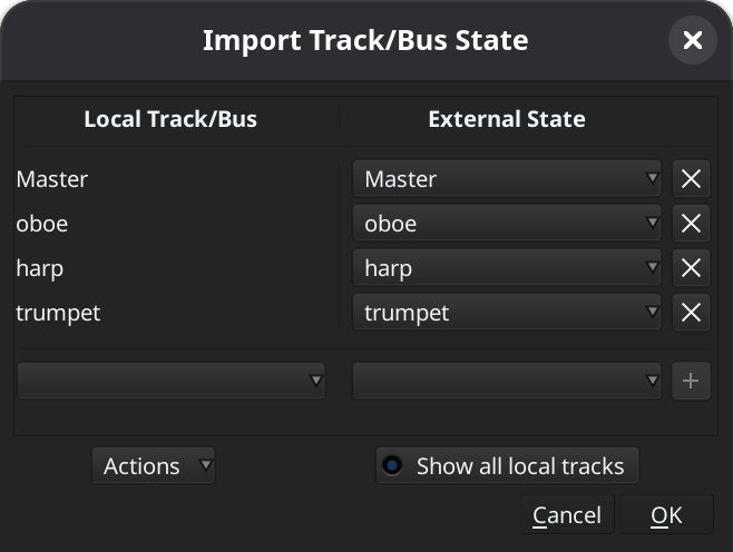 Mapping Mixer Strips