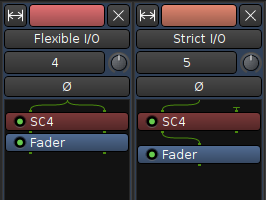 strict I/O routing