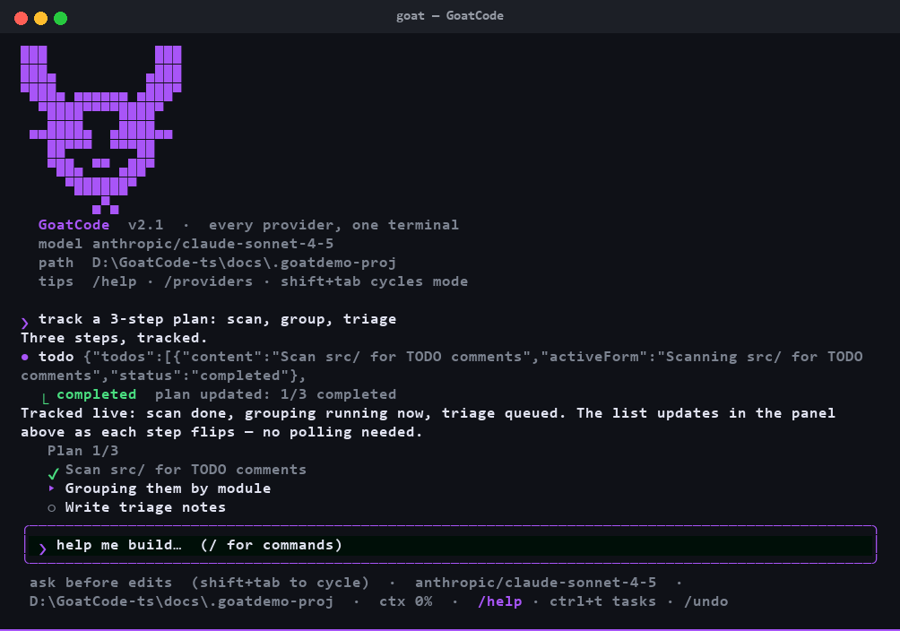 todo planning + file tools