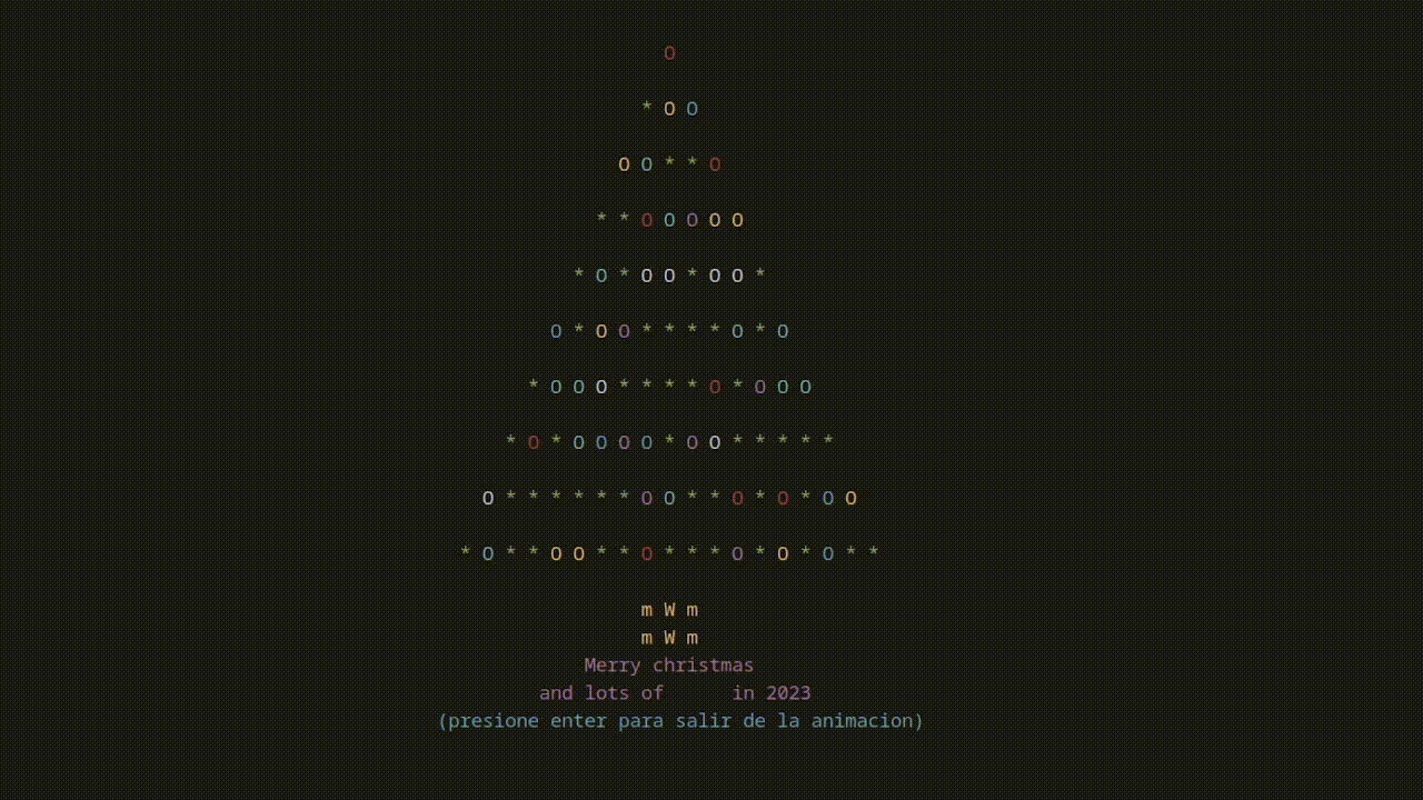 C-hristmas Tree