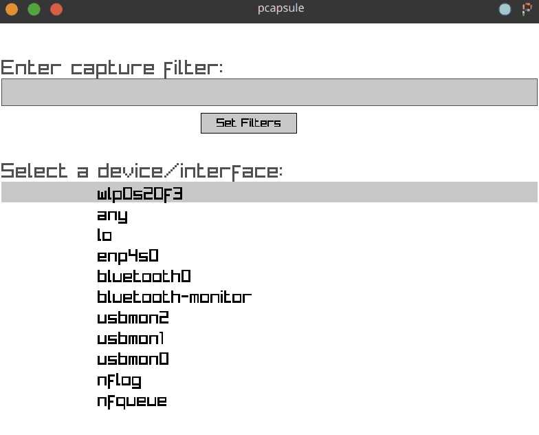Pcapsule