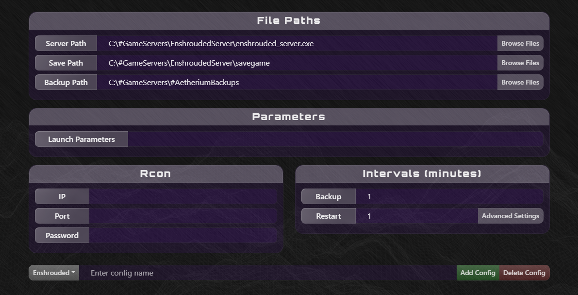 Enshrouded Config