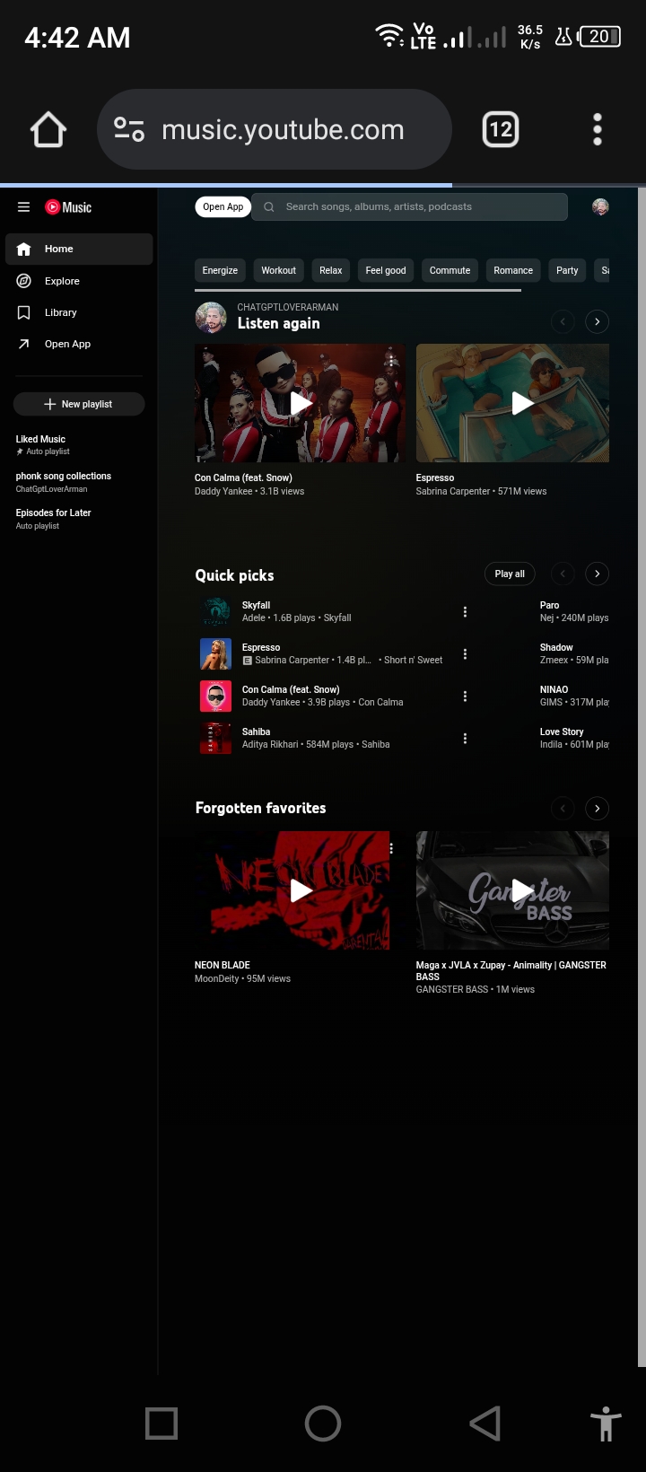 Desktop View