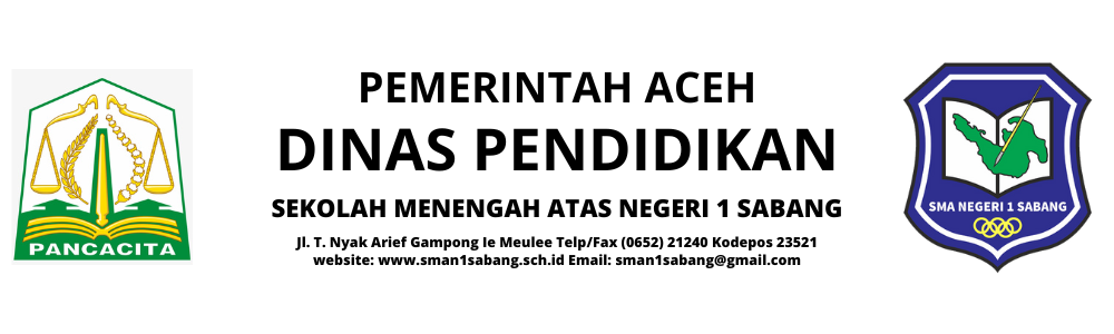 Kop surat SMA Negeri 1 Sabang