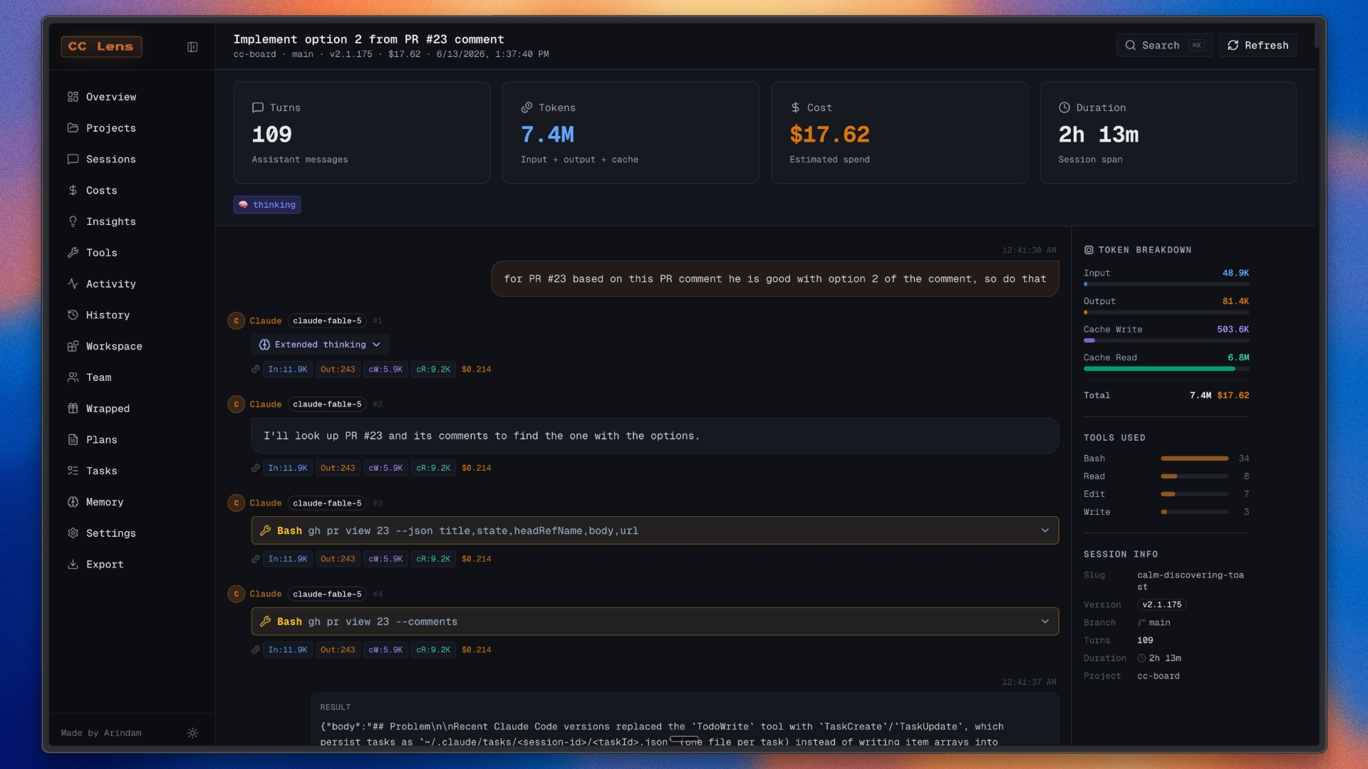 Session replay and chat
