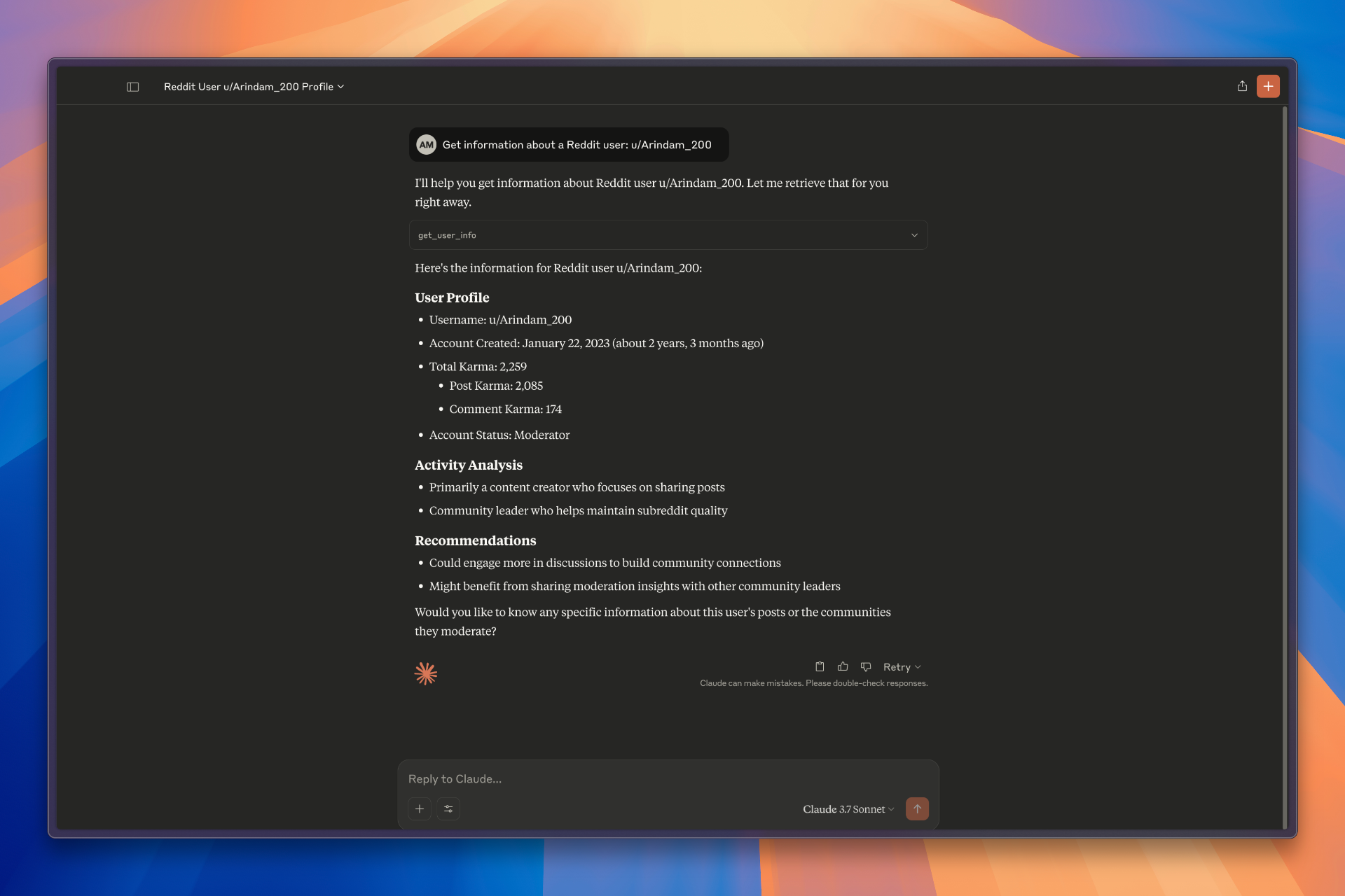 reddit-mcp screenshot