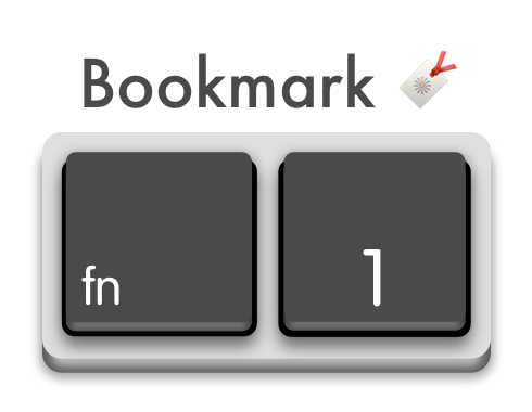 Bookmark 🔖 fn + 1