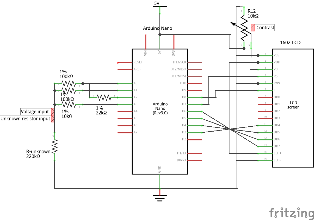 Fritzing schematics