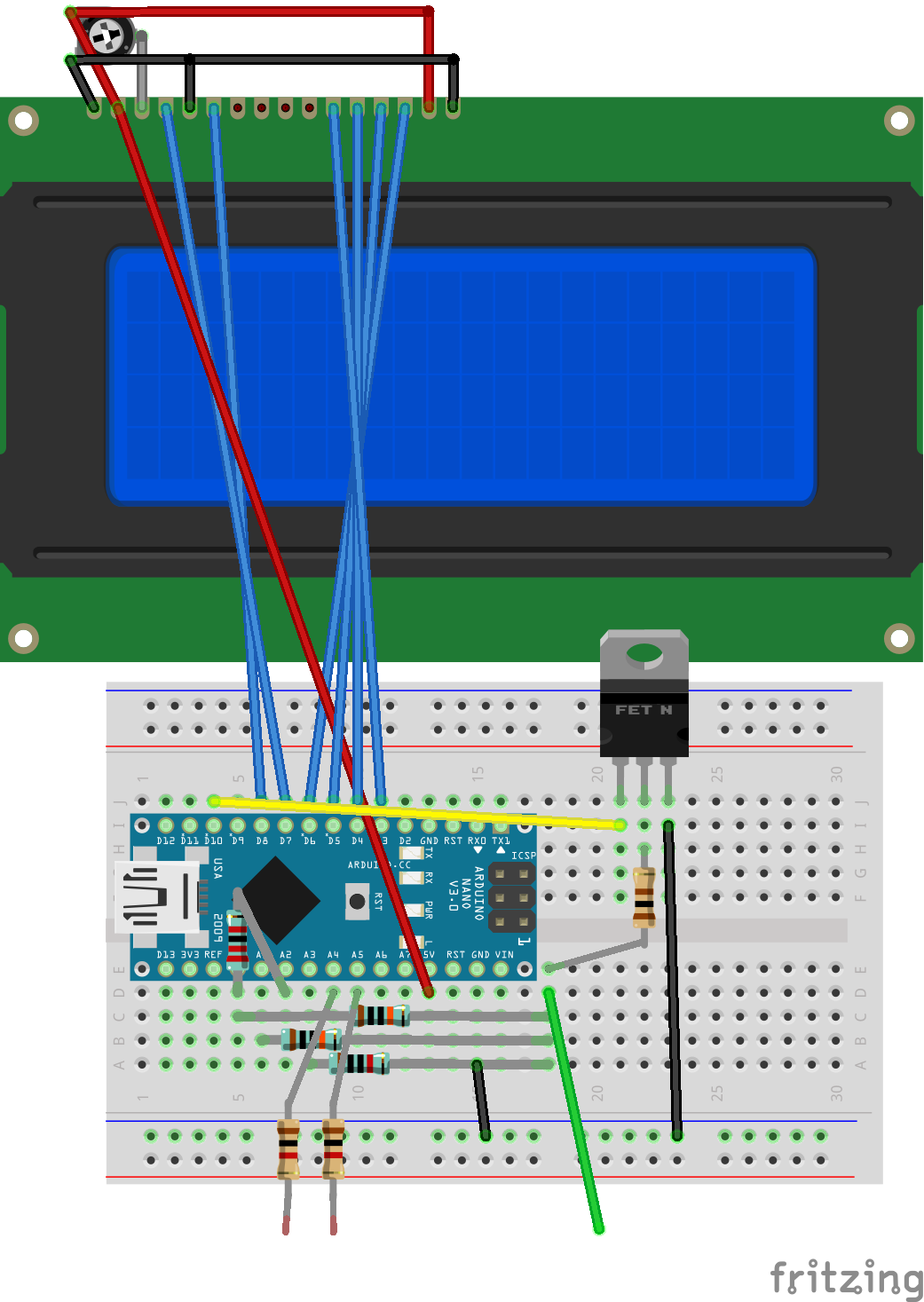 Fritzing board