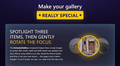 Animated Gallery demo