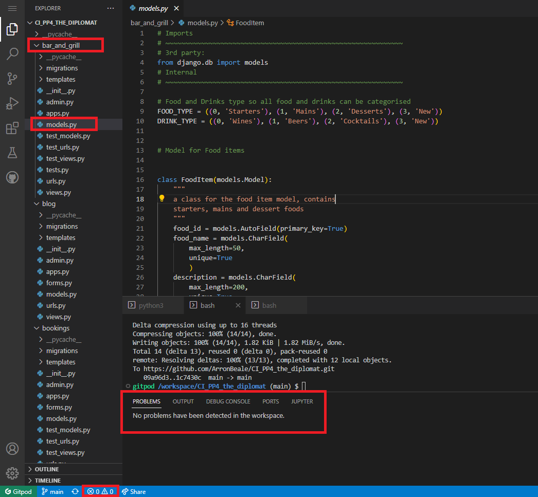 GitHub - ArronBeale/CI_PP4_the_diplomat: Full Stack web app for a ...