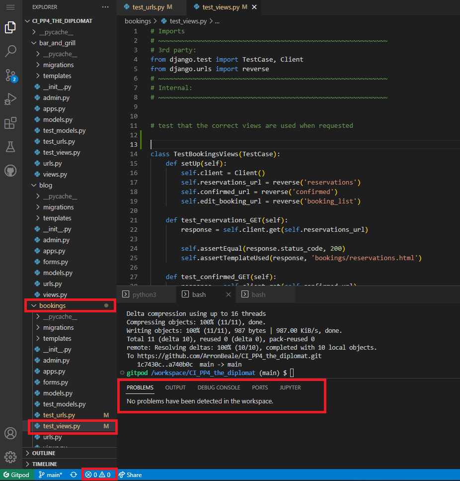 GitHub - ArronBeale/CI_PP4_the_diplomat: Full Stack web app for a ...