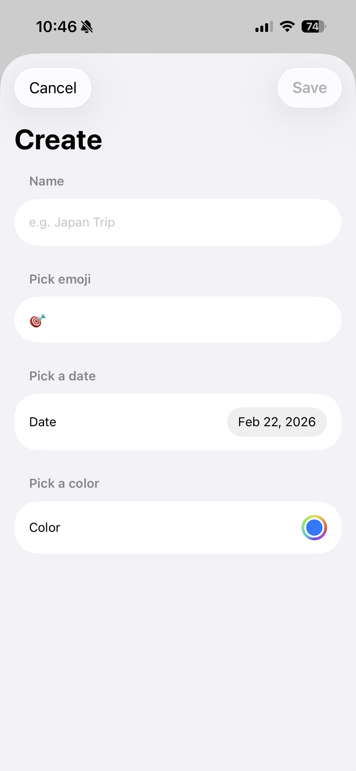 Create view