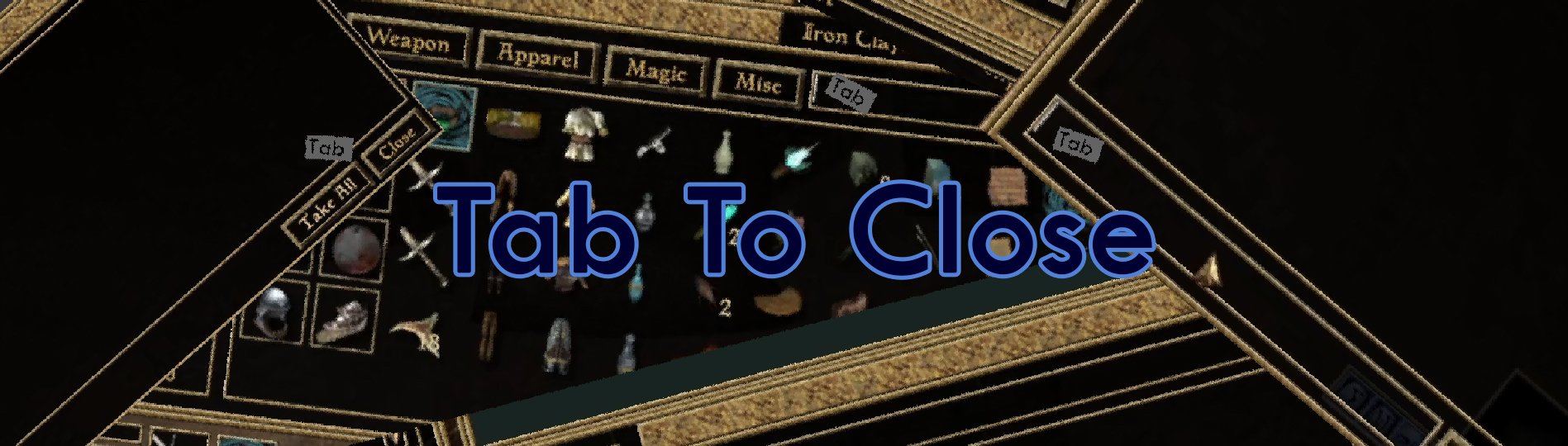 Header Image for Tab To Close Mod