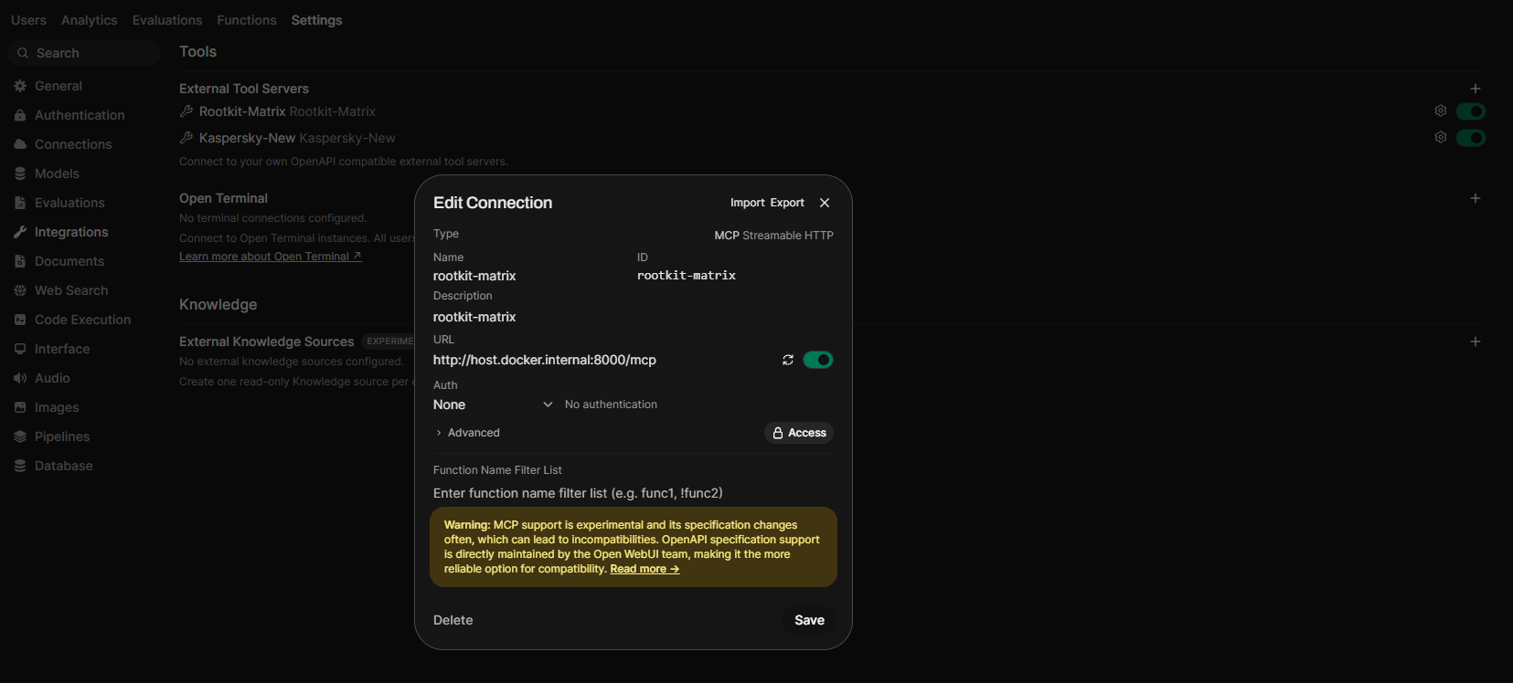 Add MCP Connection