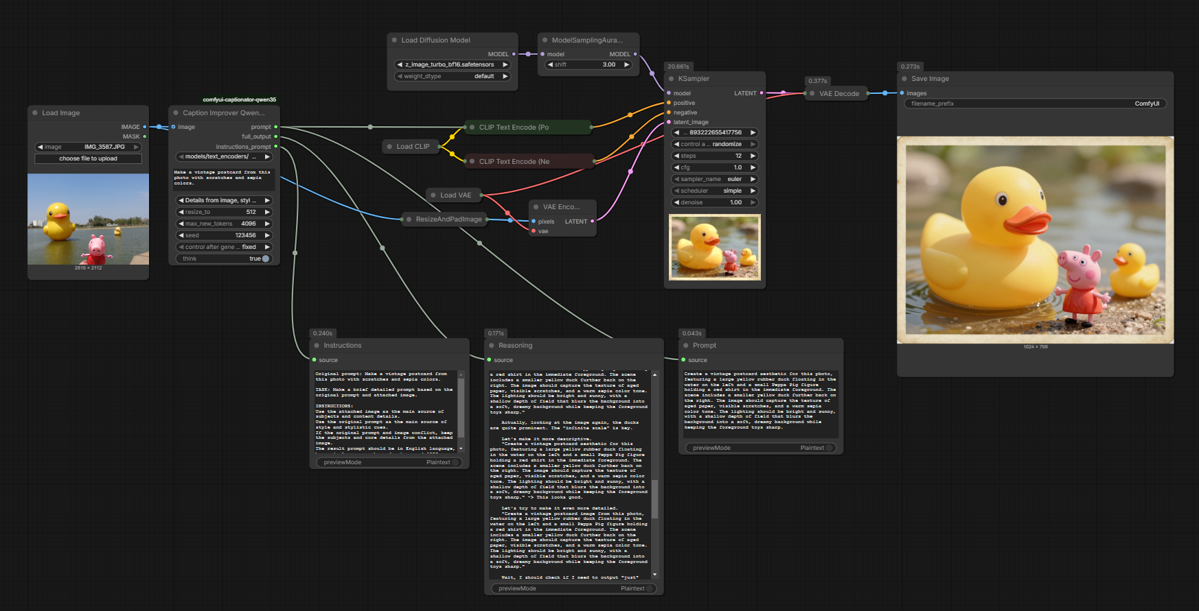 Caption Improver workflow