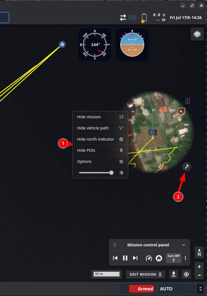 MiniMap context menu