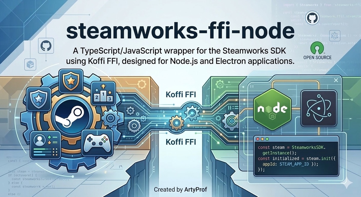 Steamworks FFI Node