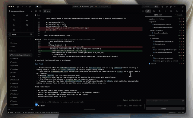 Built-in Lightweight Editor