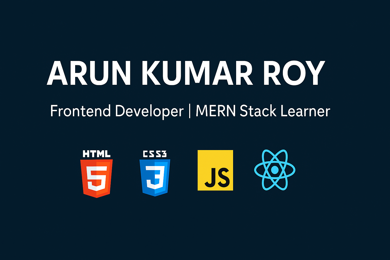 Arun Kumar Roy - Banner