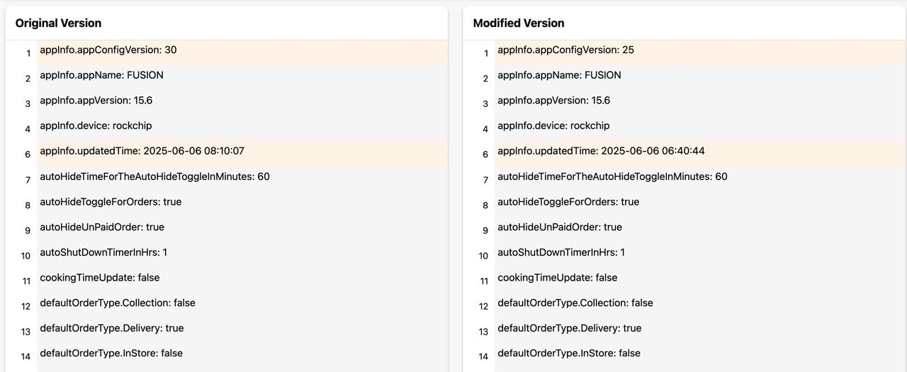 React Native Diff Viewer Screenshot