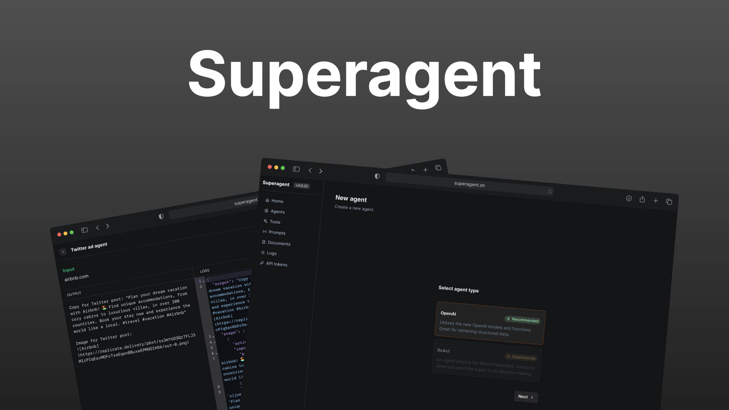 Superagent UI