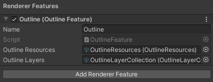 URP outline settings URP outline settings