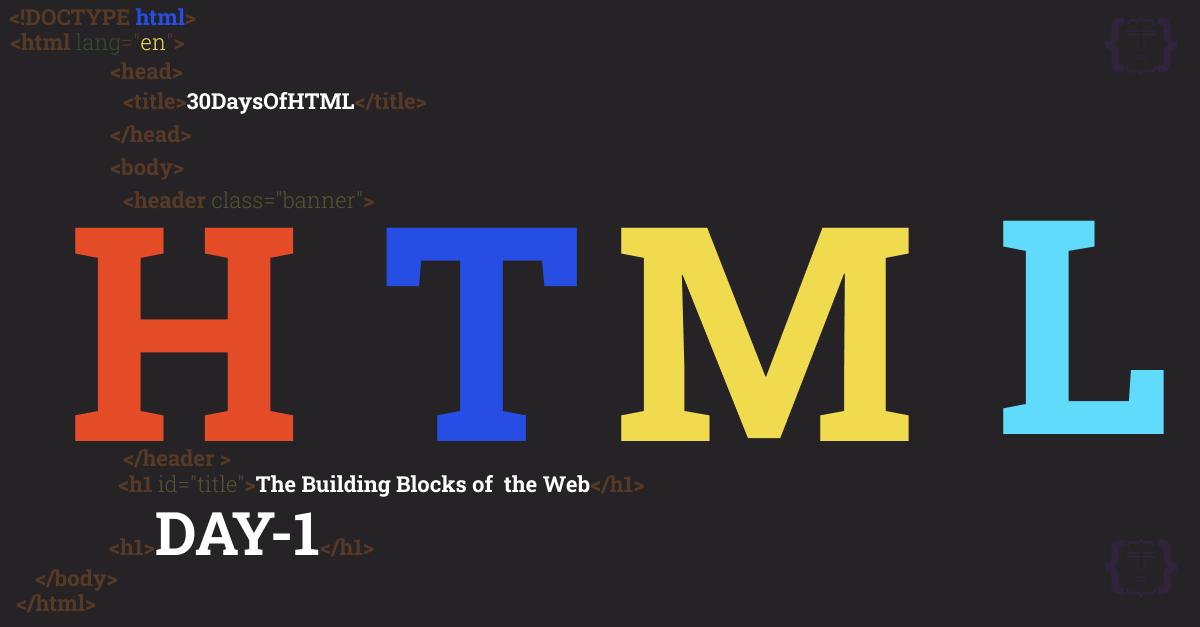 30 Days Of HTML