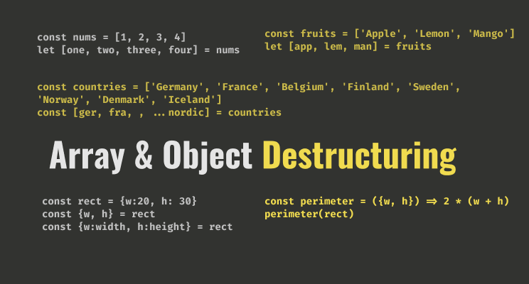 JavaScript Destructuring