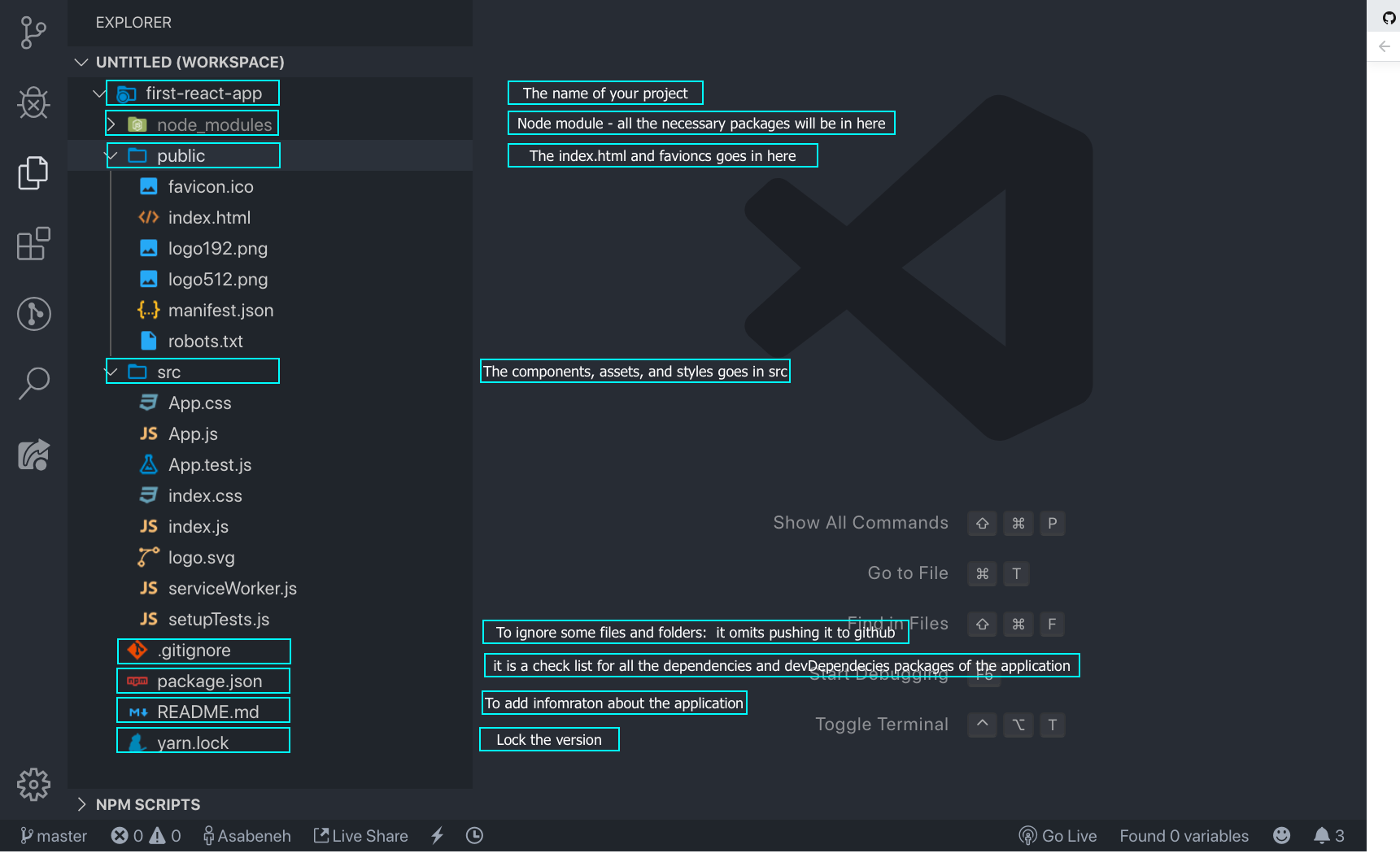 Create create app files